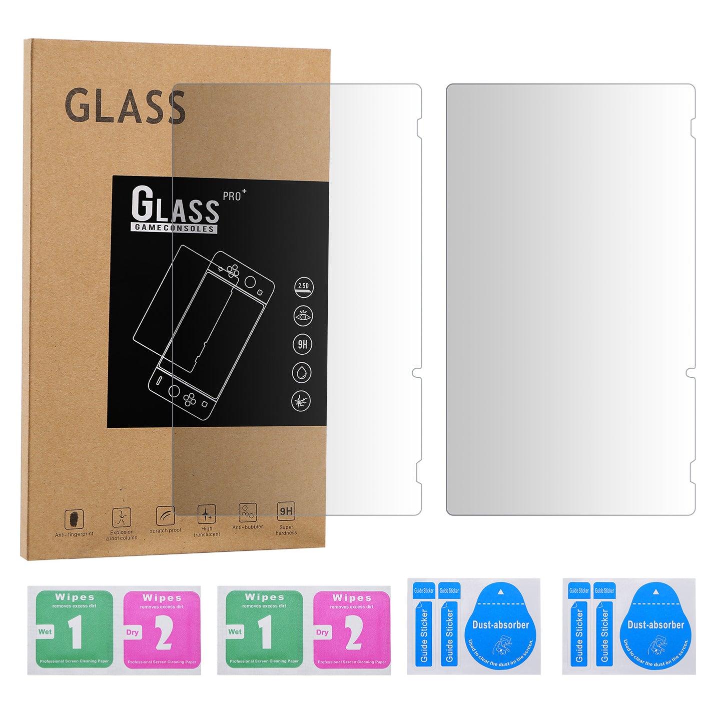 2 Pack Screen Protector Tempered Glass Screen Saver HD Anti-Scratch for Nintendo Switch
6.2 Inch Protector Film