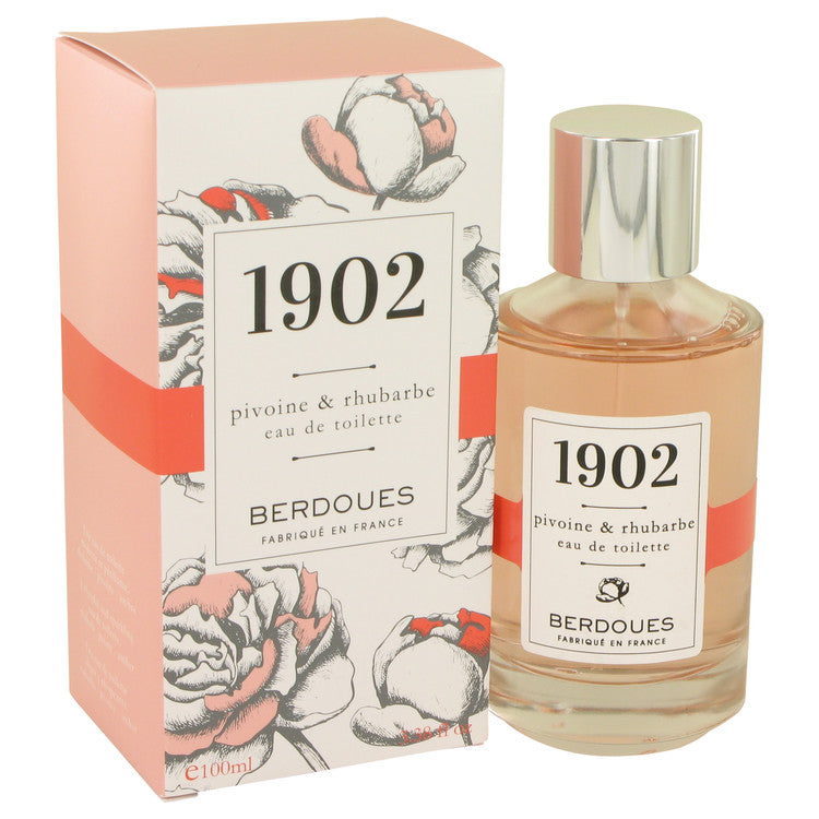 1902 Pivoine & Rhubarbe By Berdoues Eau De Toilette Spray 3.38 Oz For Women