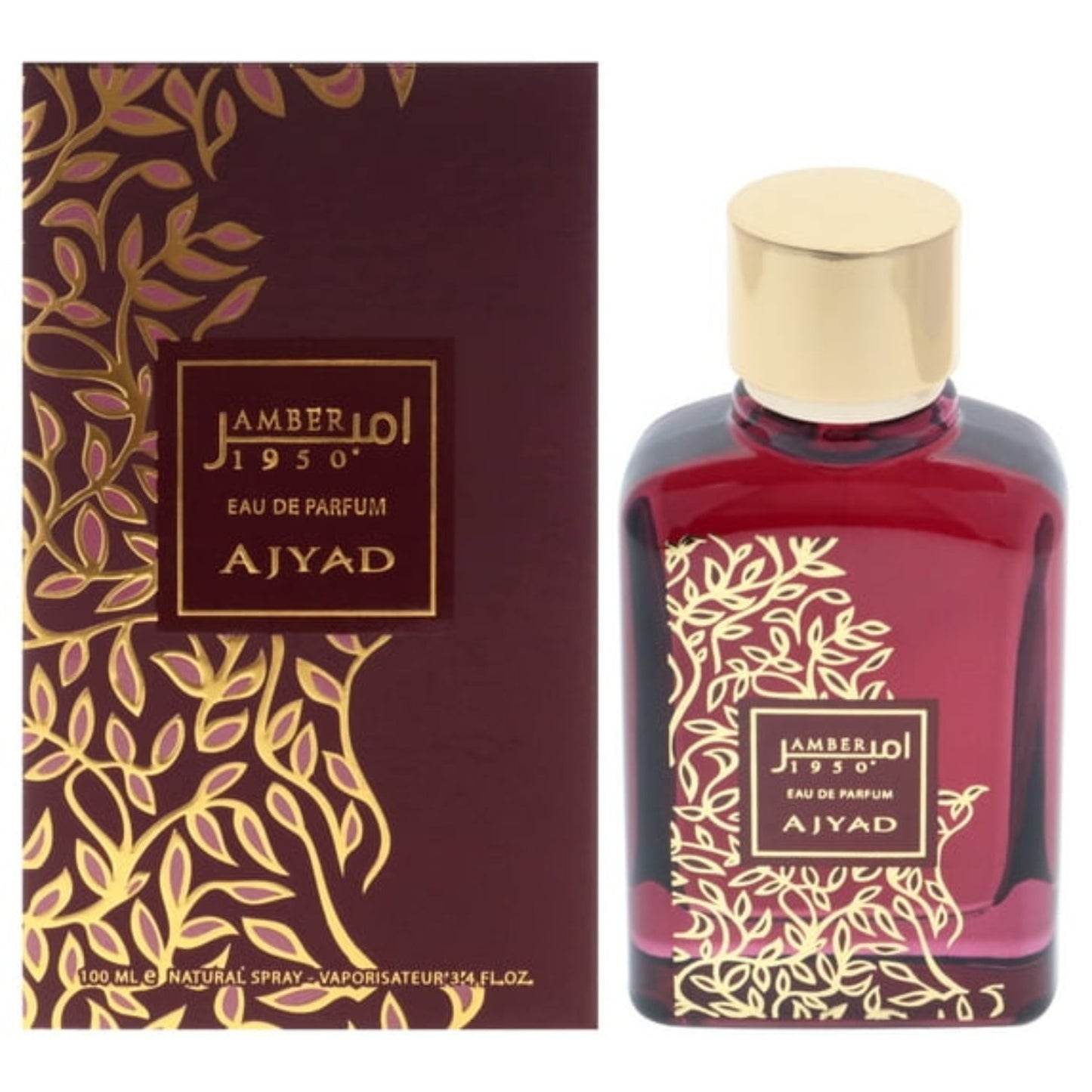 Ajyad Amber By Ajyad Eau De Parfum Spray 3.4 Oz For Women
