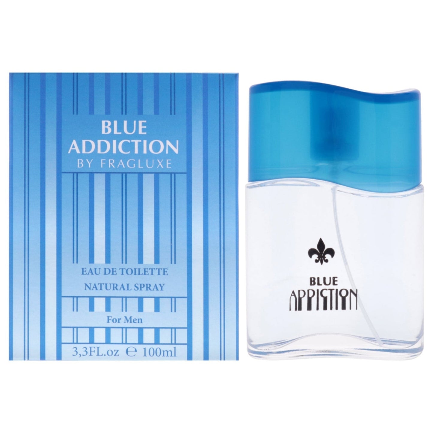 Fragluxe Blue Addiction By Fragluxe Eau De Toilette Spray 3.3 Oz For Men