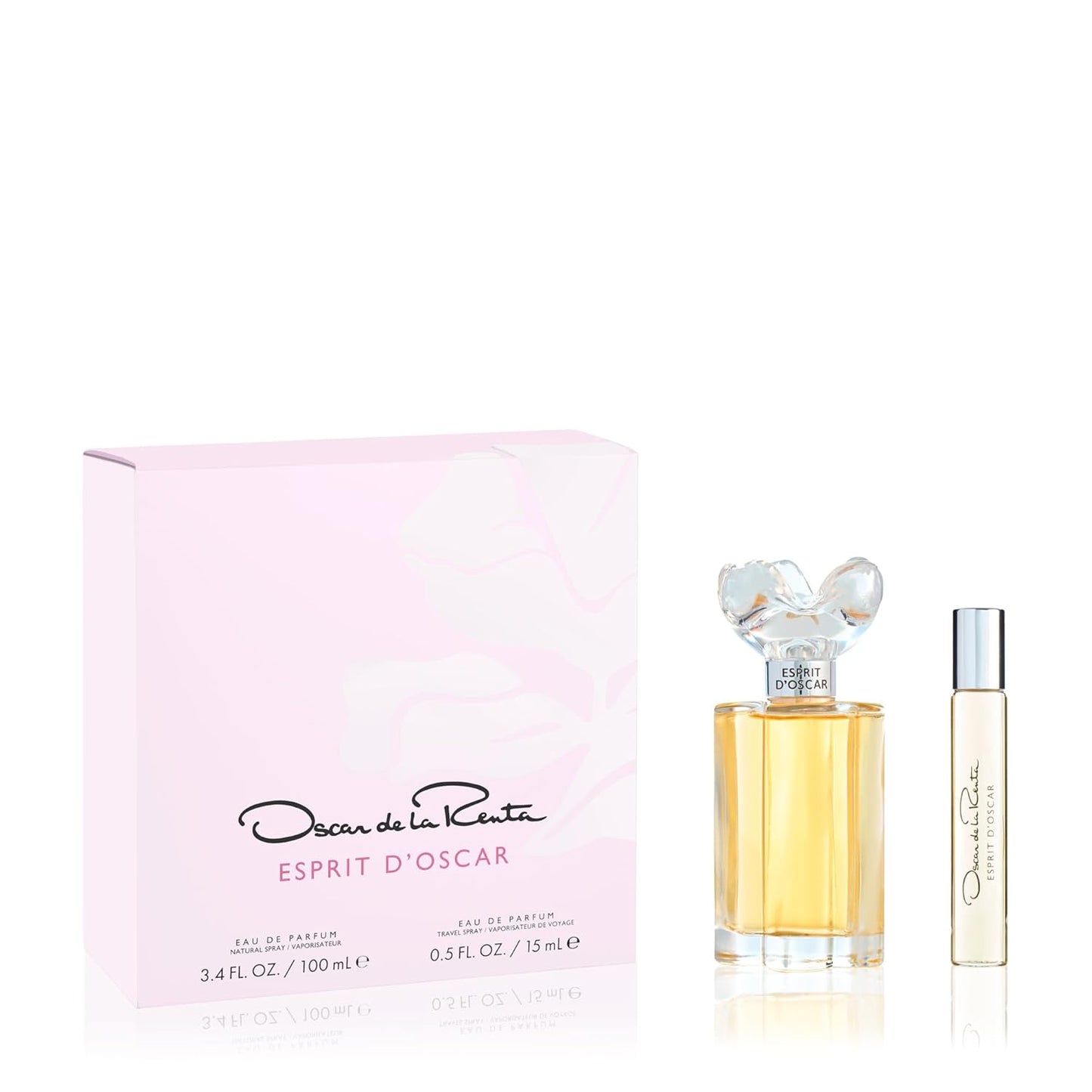 Oscar Esprit D'Oscar 2 Pcs Set For Women: 3.4 Eau De Parfum Spray + 0.5 Eau De Parfum Spray