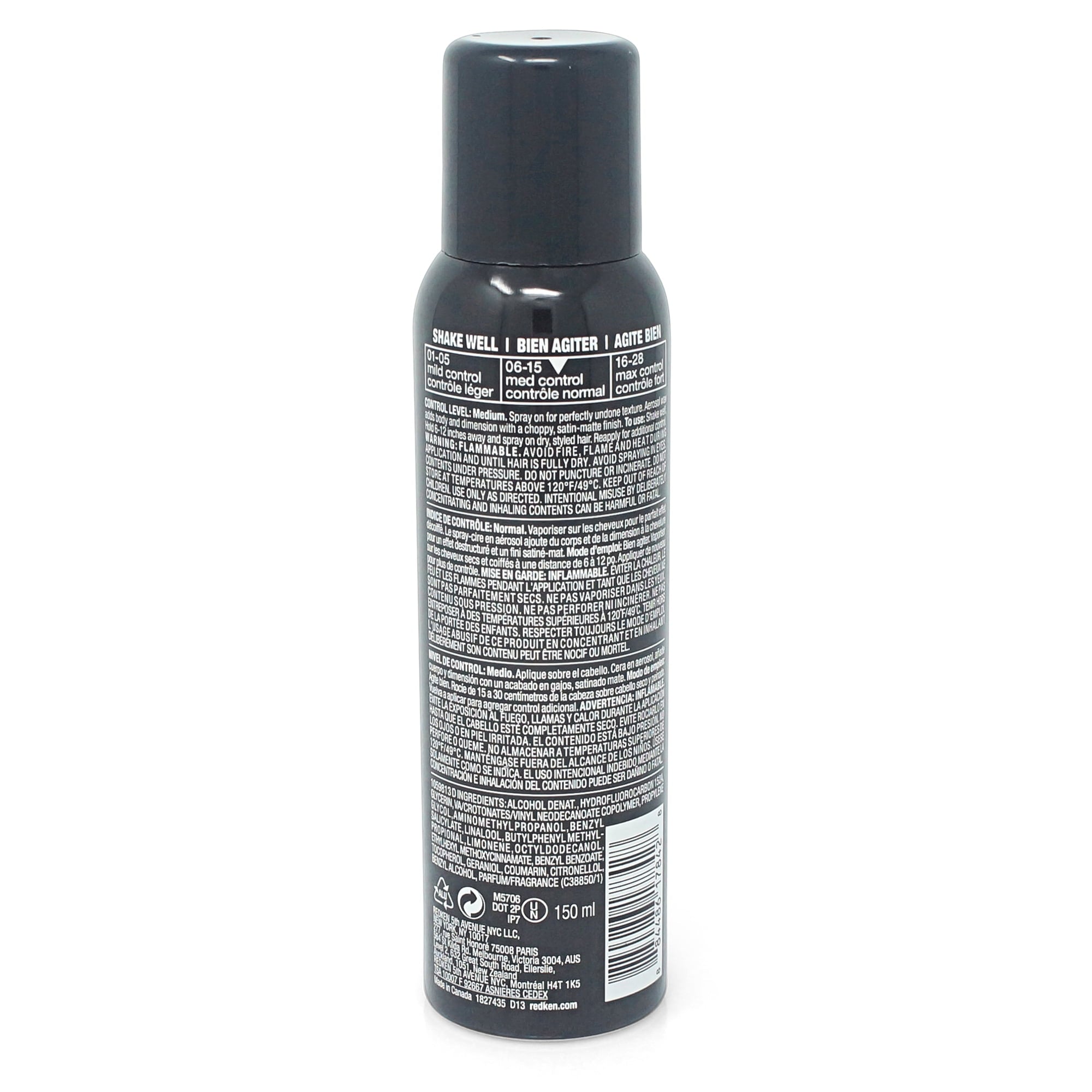 Redken Wax Blast 10 Spray 4.4 Oz (Dented Black)