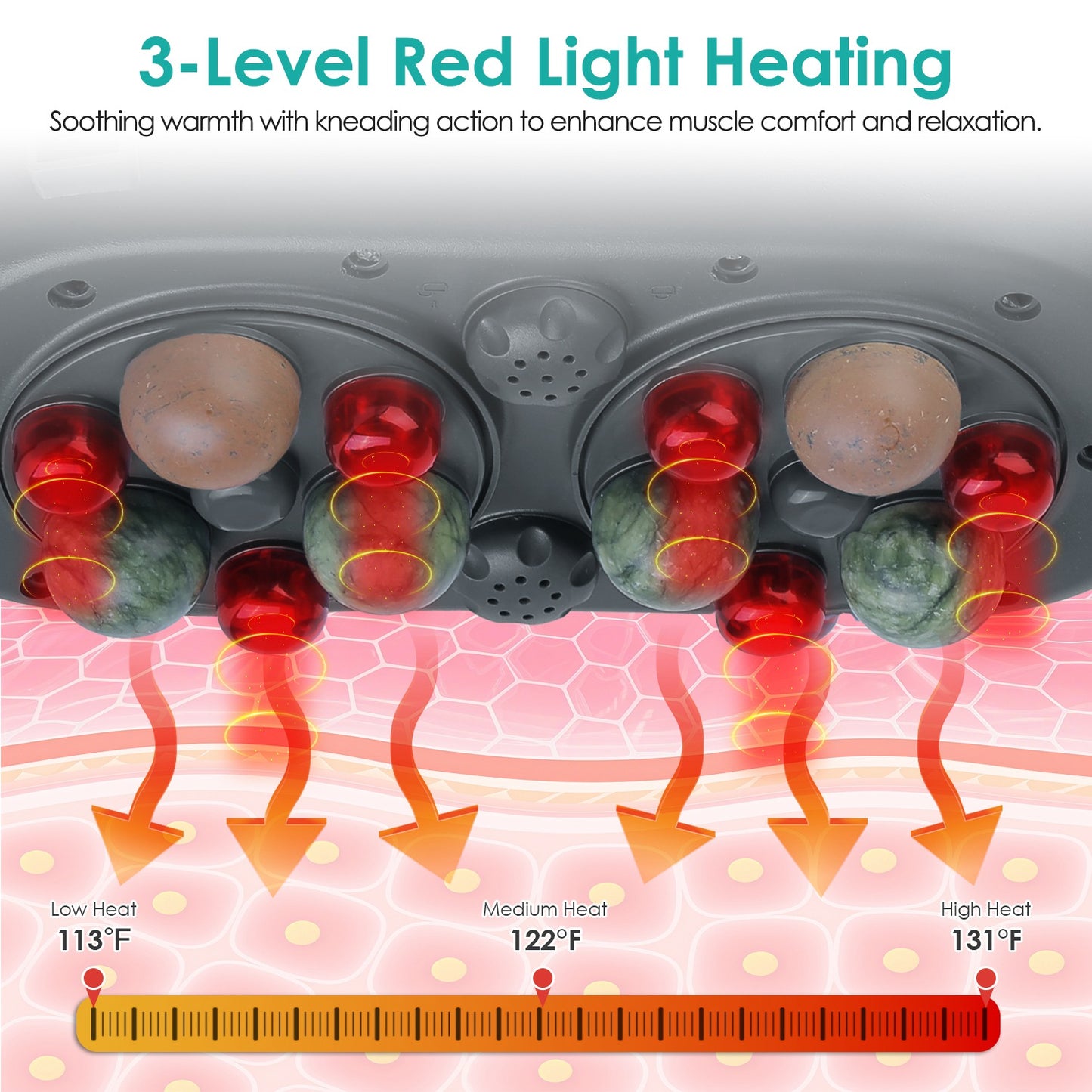 Abdominal Massager Anti Cellulite Remover Machine Electric Stomach Tummy Massager Automatic Bian Stone Kneading Massager With 5 Modes 3 Heat 3 Speeds 3 Timers For Belly Flattening Indigestion Stom