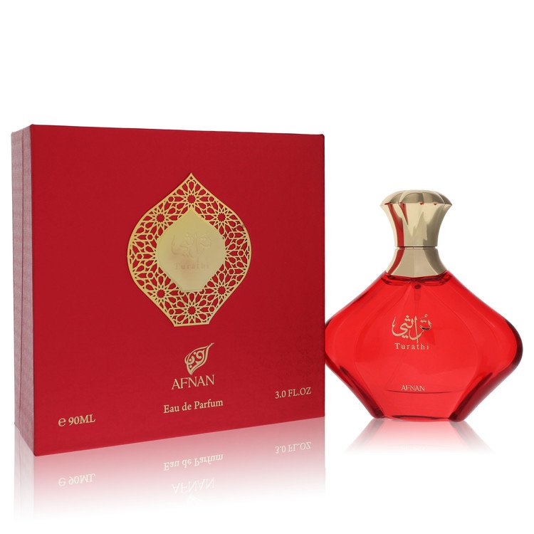 Afnan Turathi Red By Afnan Eau De Parfum Spray 3 Oz For Women