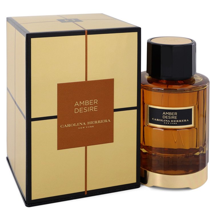 Amber Desire By Carolina Herrera Eau De Parfum Spray (Unisex) 3.4 Oz For Women