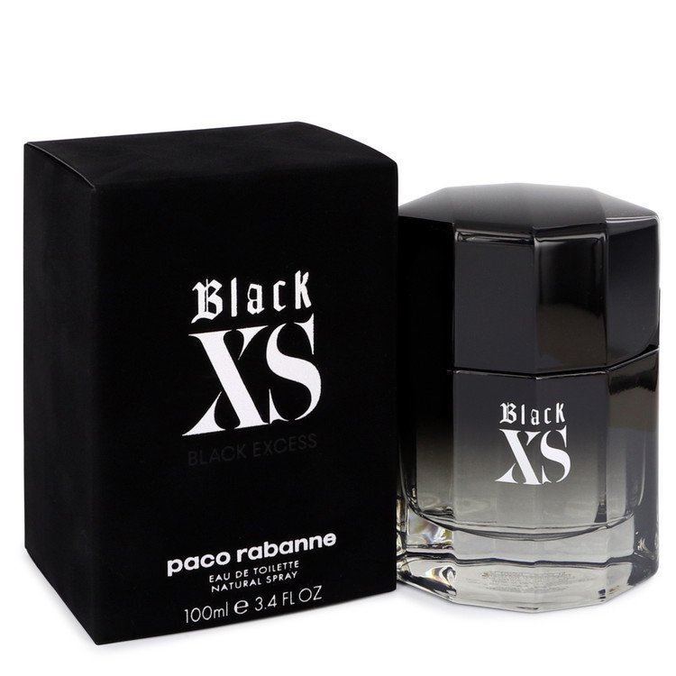 Black Xs By Paco Rabanne Eau De Toilette Spray (2018 New Packaging) 3.4 Oz For Men