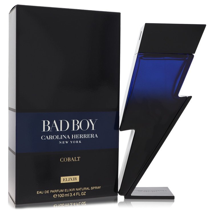 Bad Boy Cobalt Elixir By Carolina Herrera Eau De Parfum Spray 3.4 Oz For Men