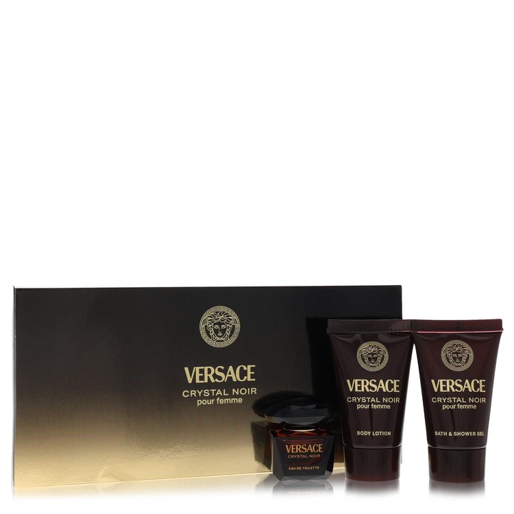 Crystal Noir By Versace Gift Set -- For Women