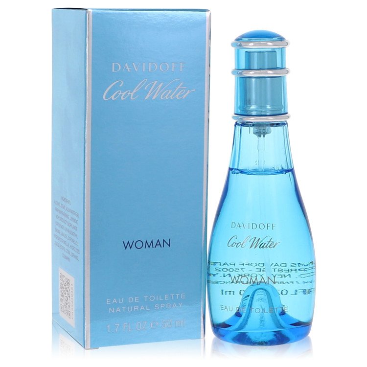 Cool Water By Davidoff Eau De Toilette Spray 1.7 Oz For Women