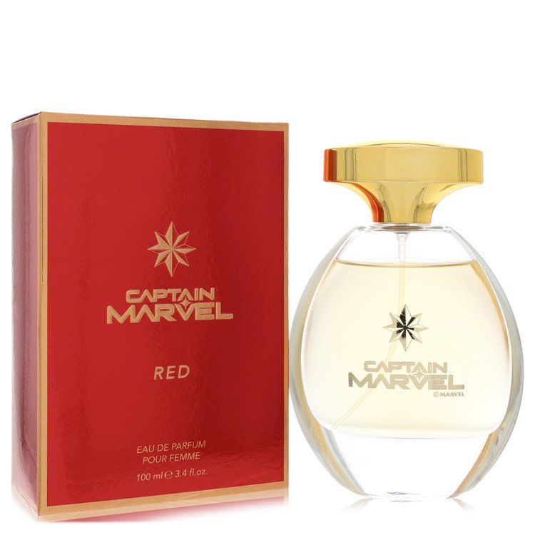Captain Marvel Red By Marvel Eau De Parfum Spray 3.4 Oz For Women