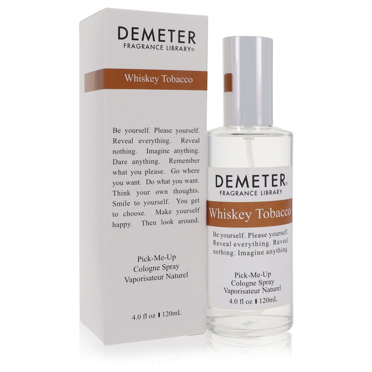 Demeter Whiskey Tobacco By Demeter Cologne Spray 4 Oz For Men