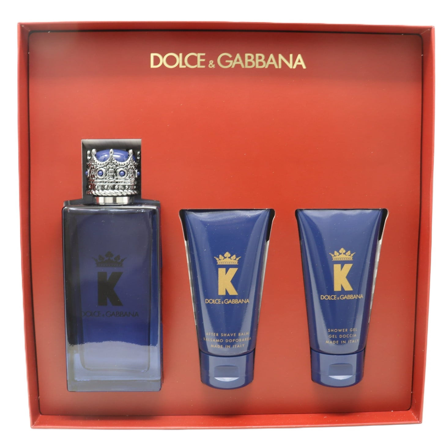 Dolce & Gabbana "K" 3 Pcs Set For Men: 3.3 Eau De Toilette Spray + 1.7 Shower Gel + 2.5 Deodorant Stick