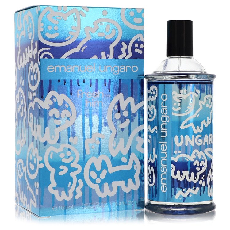 Emanuel Ungaro Fresh For Him By Ungaro Eau De Toilette Spray 3.4 Oz For Men