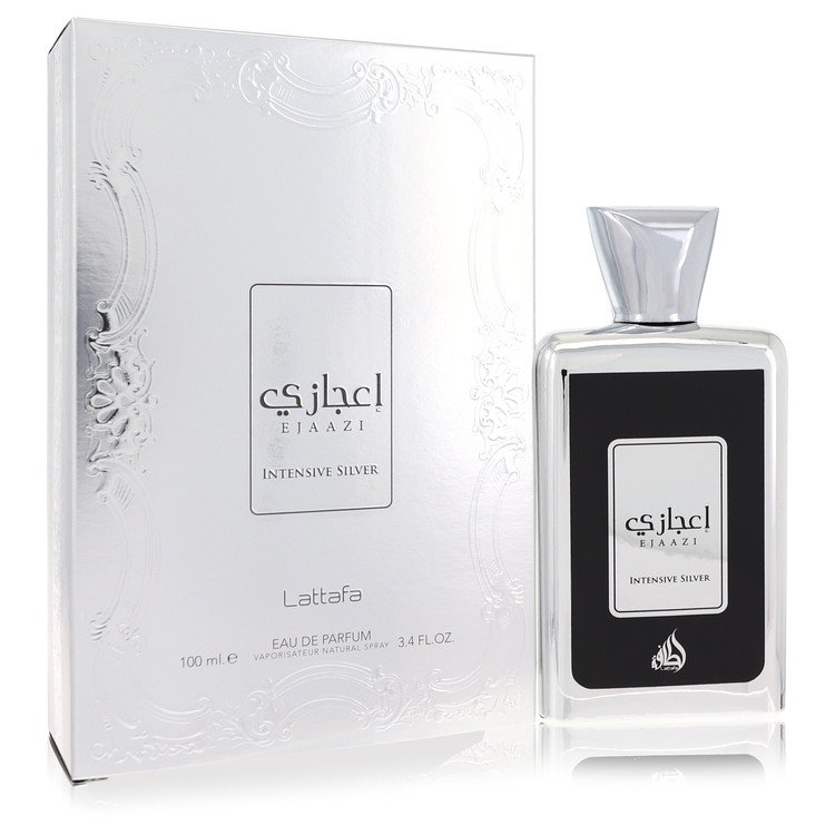 Lattafa Ejaazi Intensive Silver By Lattafa Eau De Parfum Spray (Unisex) 3.4 Oz For Women