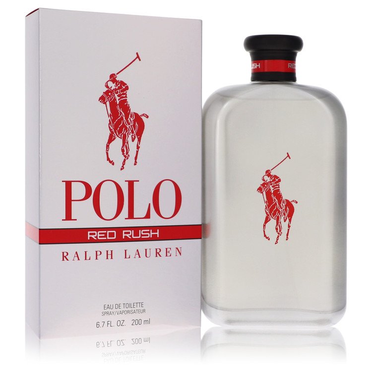 Polo Red Rush By Ralph Lauren Eau De Toilette Spray 6.7 Oz For Men