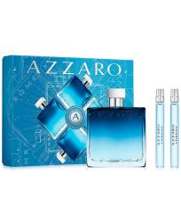 Azzaro Chrome Gift Set 3 Pcs. Set: 3.4 EDT Spray 2.5Oz S Gel. 2.5Oz Shower Gel For Men