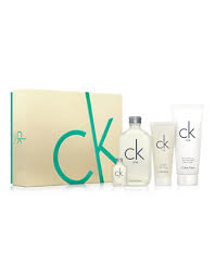 Ck One 4Pcs. Gift Set: 6.7 Oz Eau De Toilette Spray 6.7 Body Lotion 0.5Oz EDT And 3.4 Oz. Body Wash