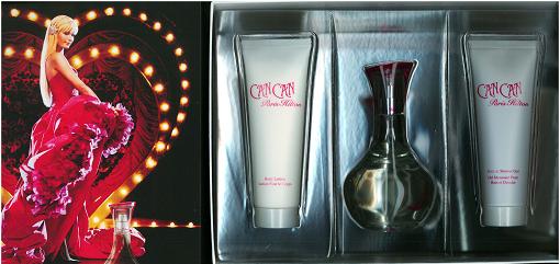 Paris Hilton Can Can Gift Set 3 Pieces (1.7 Fl. Oz. Eau De Perfume Spray+3 Oz. Body Lotion+3Oz. Gel) Women