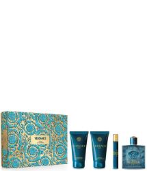 Versace Eros 4 Pcs Set: 3.4Oz EDP 2.5Oz Shower Gel 2.5Oz After Shave Balm10Ml EDP For Menen