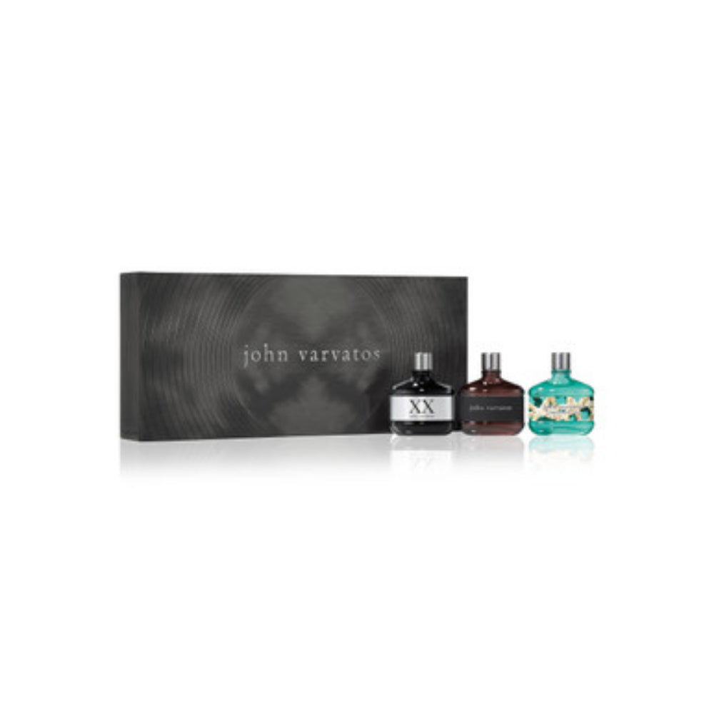 John Varvatos 3 * 15 Ml Eau De Toilette Mini Set For Men: Classic + Xx + Xx Artisan Teal