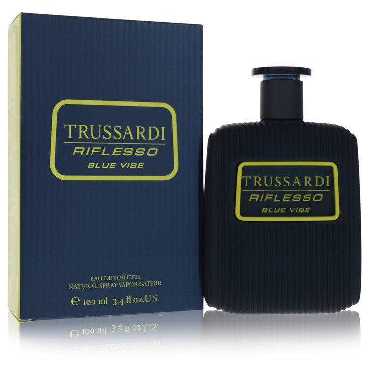 Trussardi Riflesso Blue Vibe By Trussardi Eau De Toilette Spray 3.4 Oz For Men