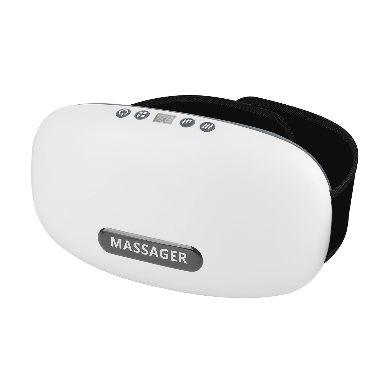 Abdominal Massager Anti Cellulite Remover Machine Electric Stomach Tummy Massager Automatic Bian Stone Kneading Massager With 5 Modes 3 Heat 3 Speeds 3 Timers For Belly Flattening Indigestion Stom