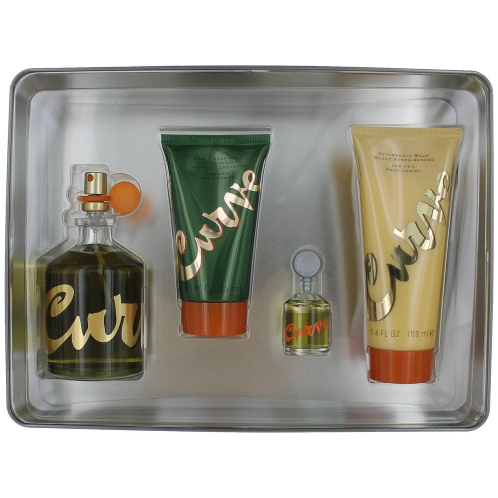 Curve, 4 Piece Gift Set For Men