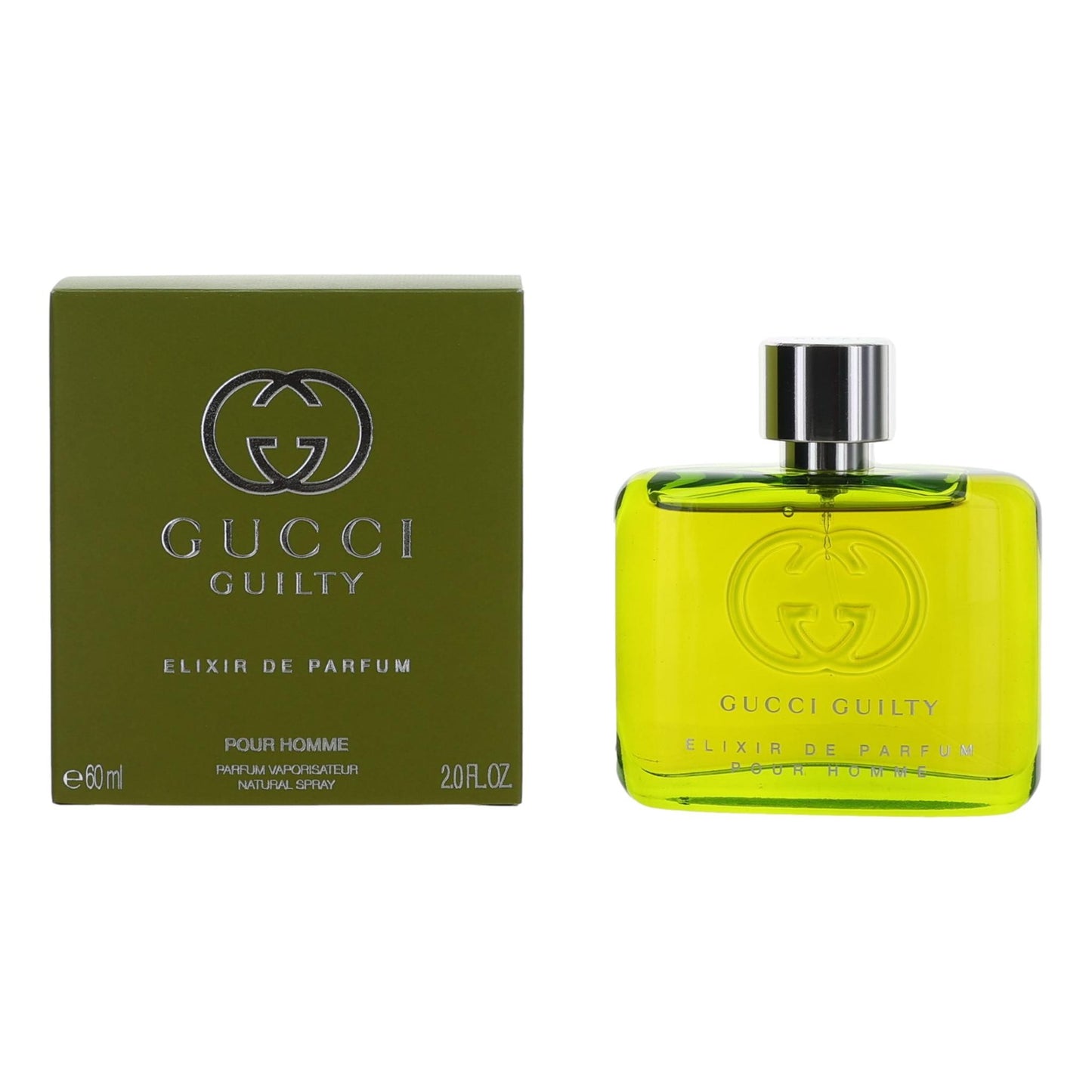 Gucci Guilty Elixir De Parfum Pour Homme, 2Oz Parfum Spray Men