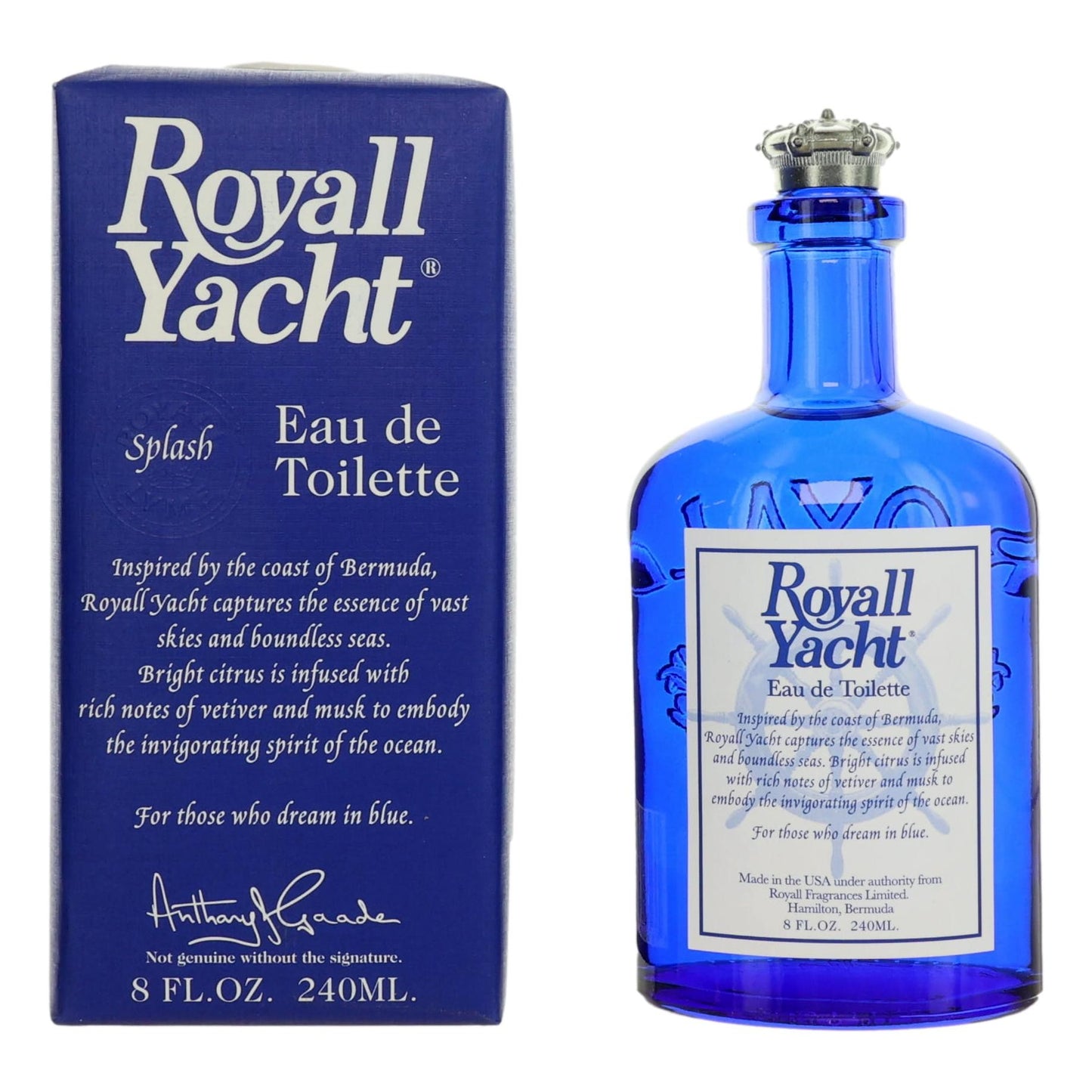 Royall Yacht By Royall Fragrances Eau De Toilette 8 Oz For Men