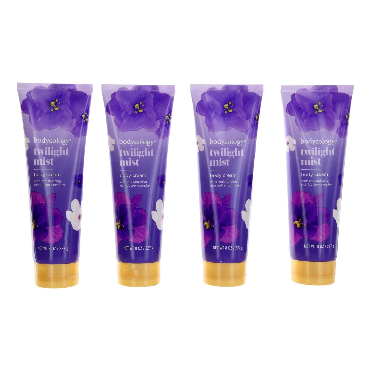 Twilight Mist, 4 Pack 8 Oz Moisturizing Body Cream Women