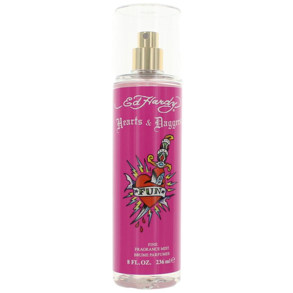 Ed Hardy Hearts & Daggers By Christian Audigier Body Mist 8.0 Oz For Women