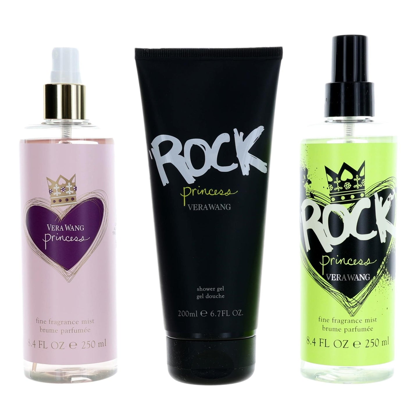 Vera Wang Rock Princess, 3 Piece Gift Set For Women