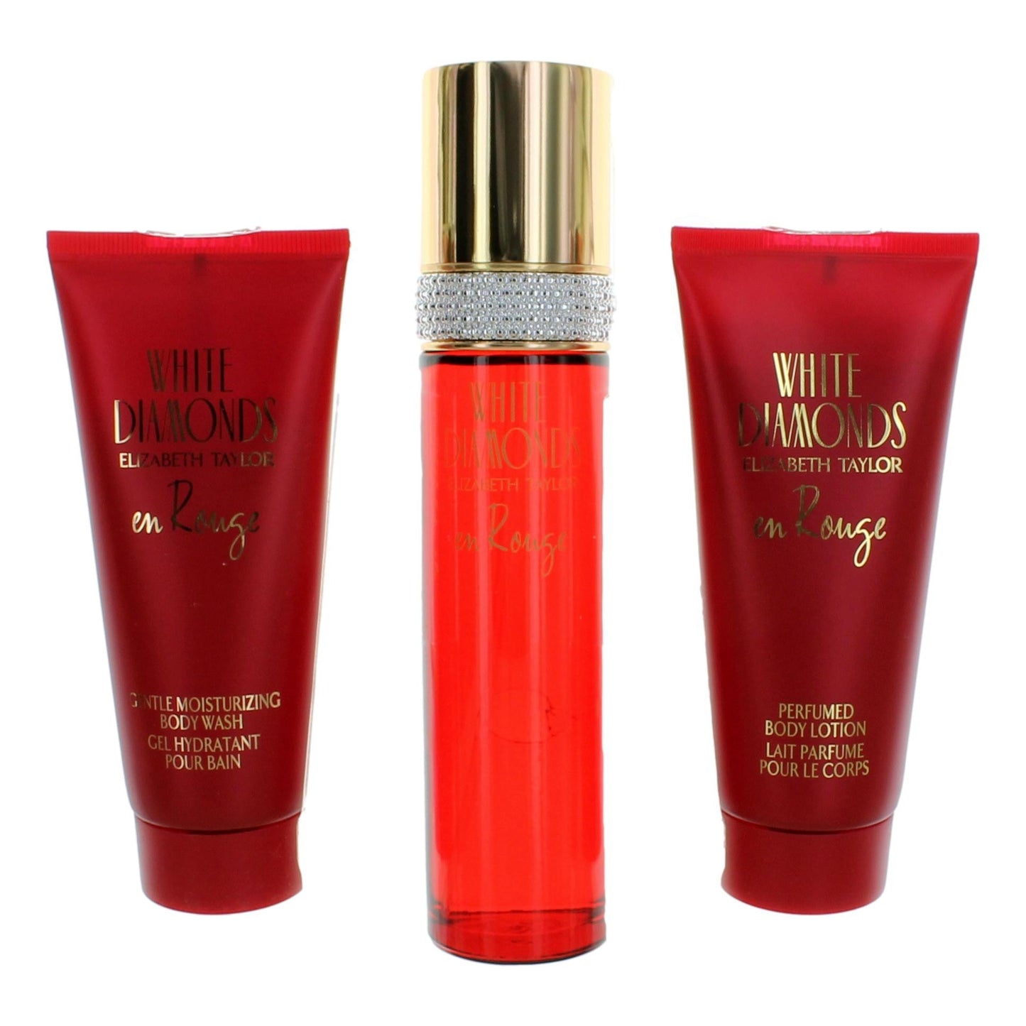 White Diamonds En Rouge, 3 Piece Gift Set Women