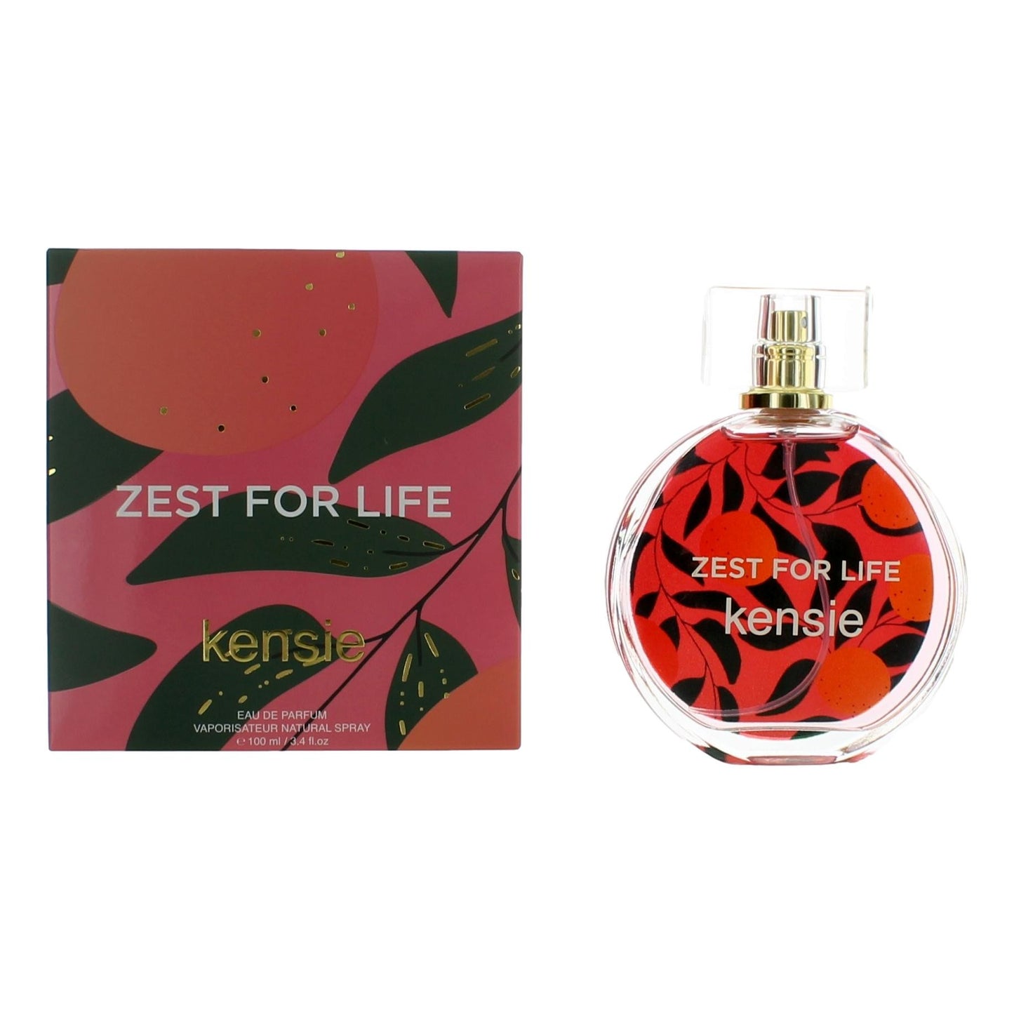 Kensie Zest For Life, 3.4 Oz EDP Spray For Women