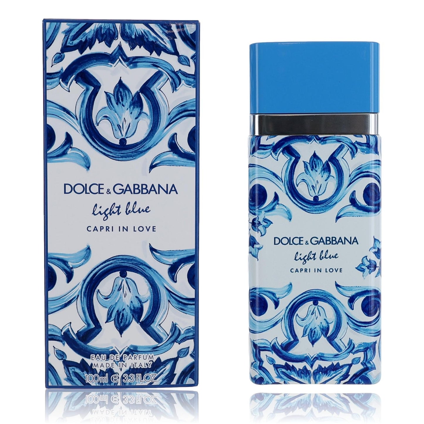 Light Blue Capri In Love By Dolce & Gabbana Eau De Parfum Spray 3.3 Oz For Women