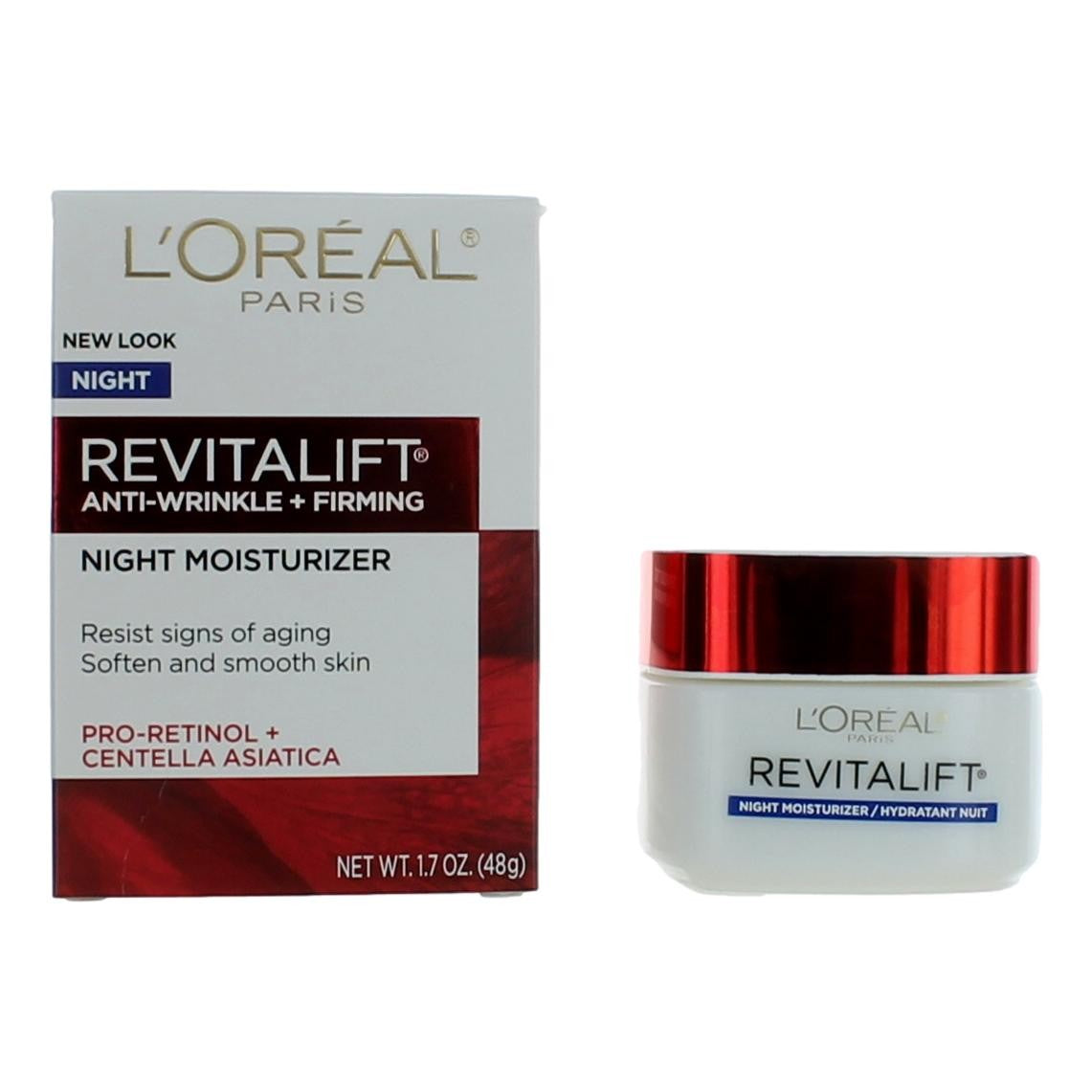 L'Oreal Revitalift Anti-Wrinkle + Firming, 1.7Oz Night Moisturizer