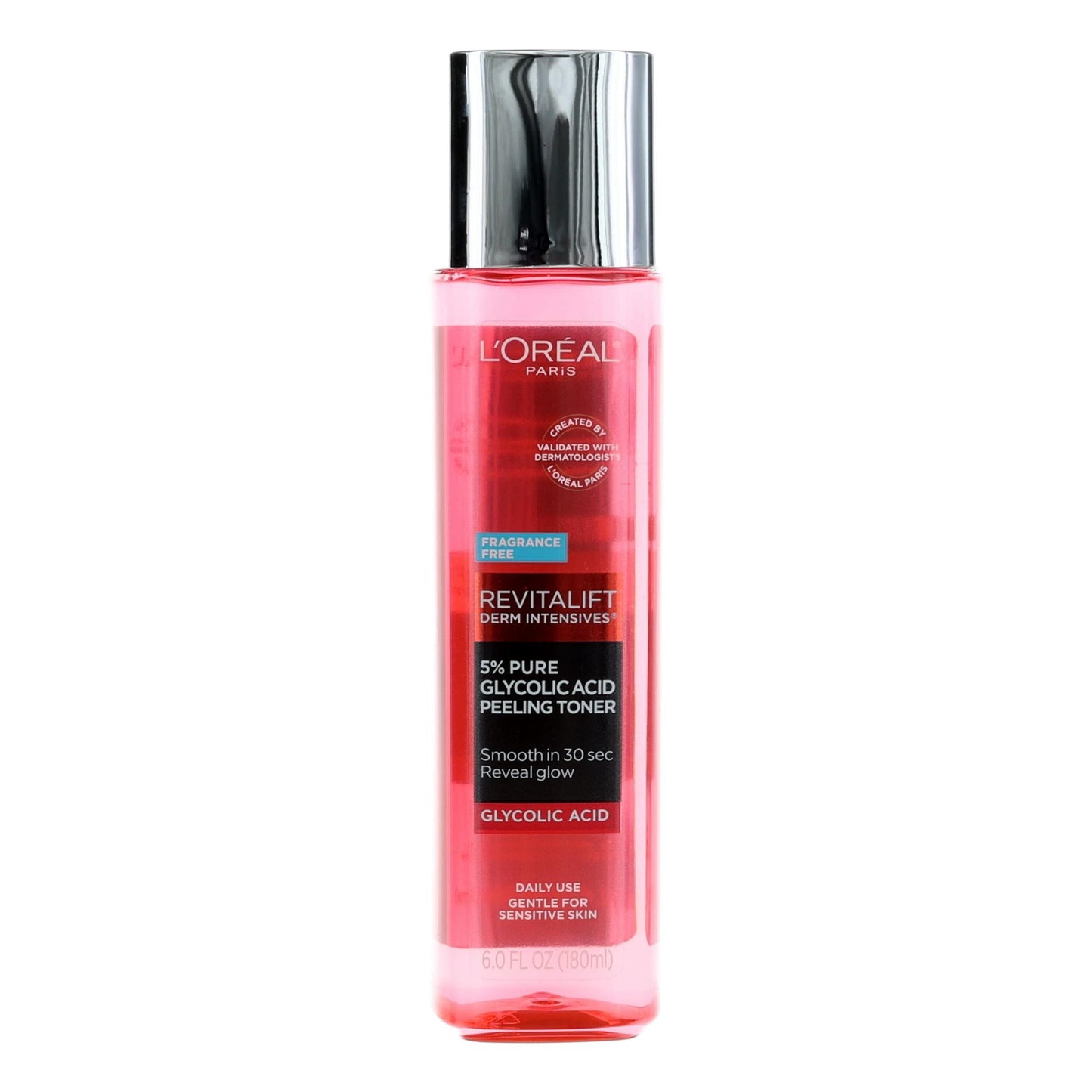 L'Oreal Revitalift Derm Intensives, 6Oz 5% Pure Glycolic Acid Peeling Toner