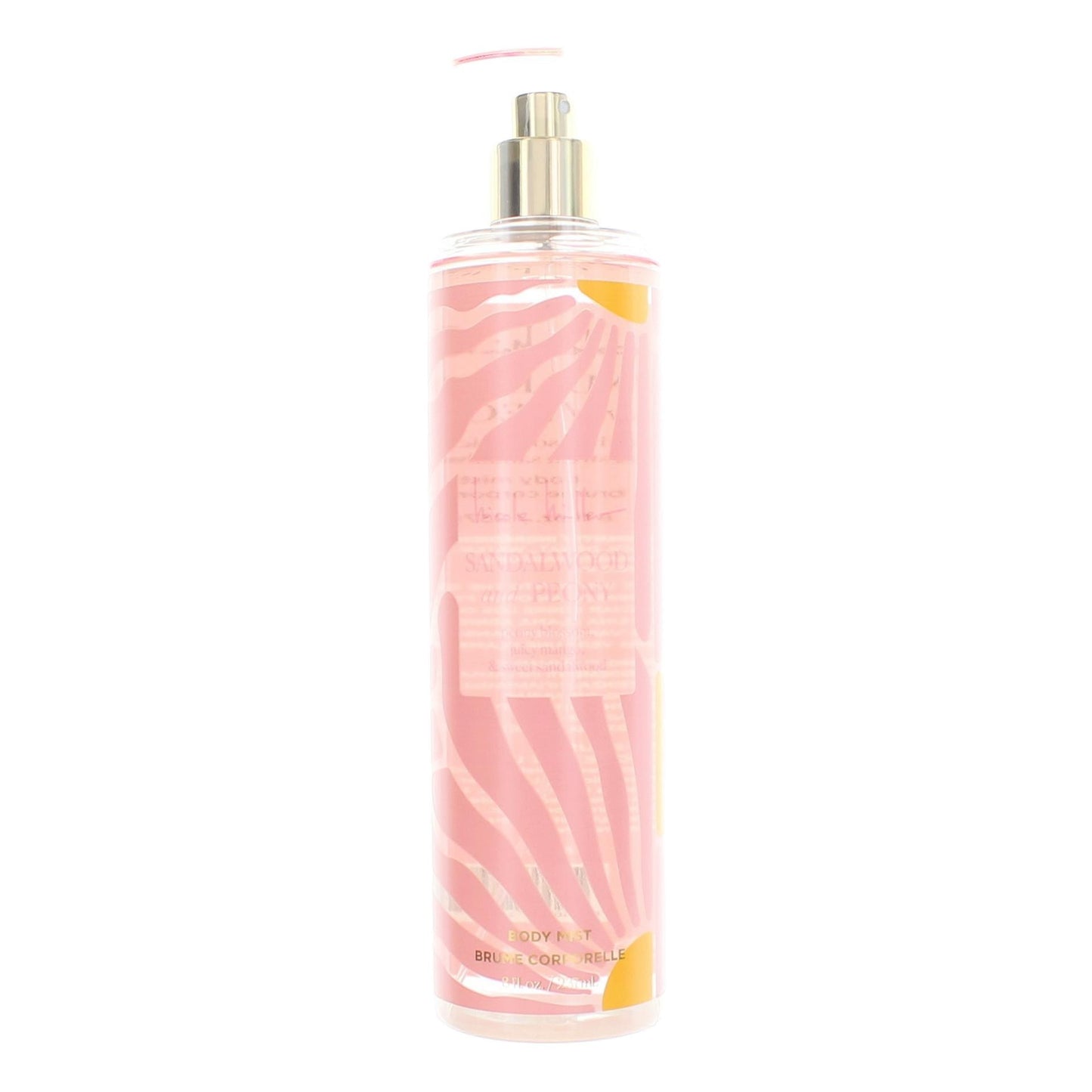 Sandalwood And Peony, 8 Oz Body Mist For Women