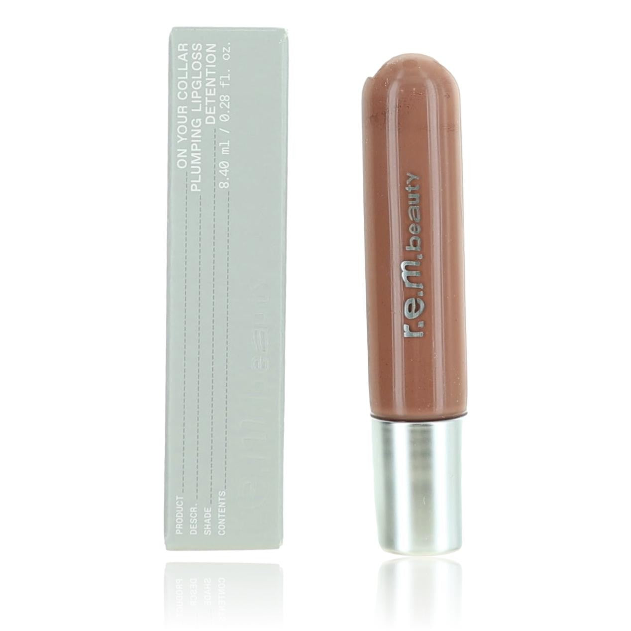 R.E.M. Beauty On Your Collar, .28 Oz Plumping Lipgloss- Detention