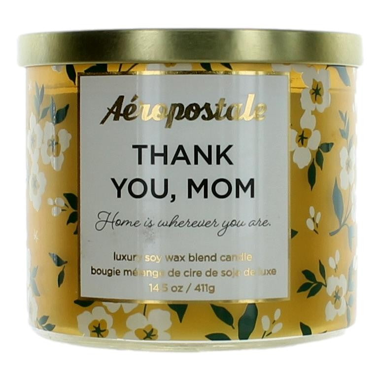 Aeropostale 14.5 Oz Soy Wax Blend 3 Wick Candle- Thank You Mom