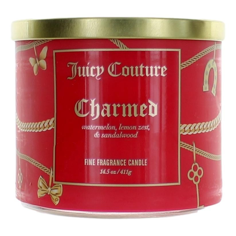 Juicy Couture 14.5 Oz Soy Wax Blend 3 Wick Candle- Charmed
