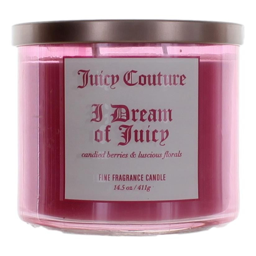 Juicy Couture 14.5 Oz Soy Wax Blend 3 Wick Candle- I Dream Of Juicy
