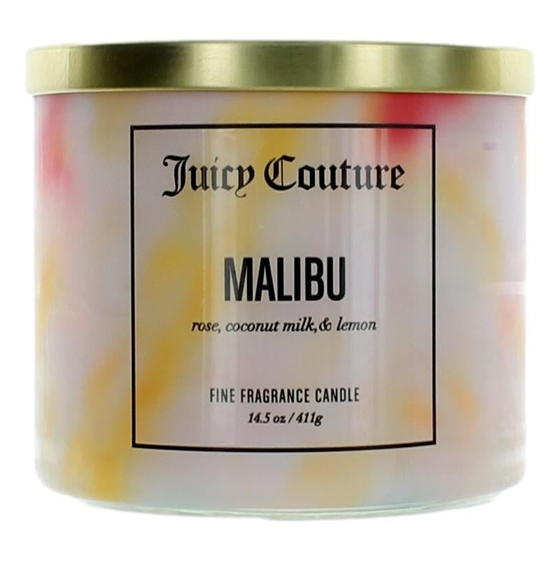 Juicy Couture 14.5 Oz Soy Wax Blend 3 Wick Candle- Malibu