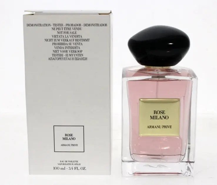 Armani Prive Rose Milano by Giorgio Armani Eau De Toilette Spray (Tester) 3.4 oz for Women