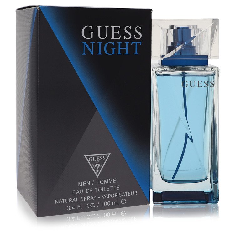 Guess Night By Guess Eau De Toilette Spray 3.4 Oz For Men