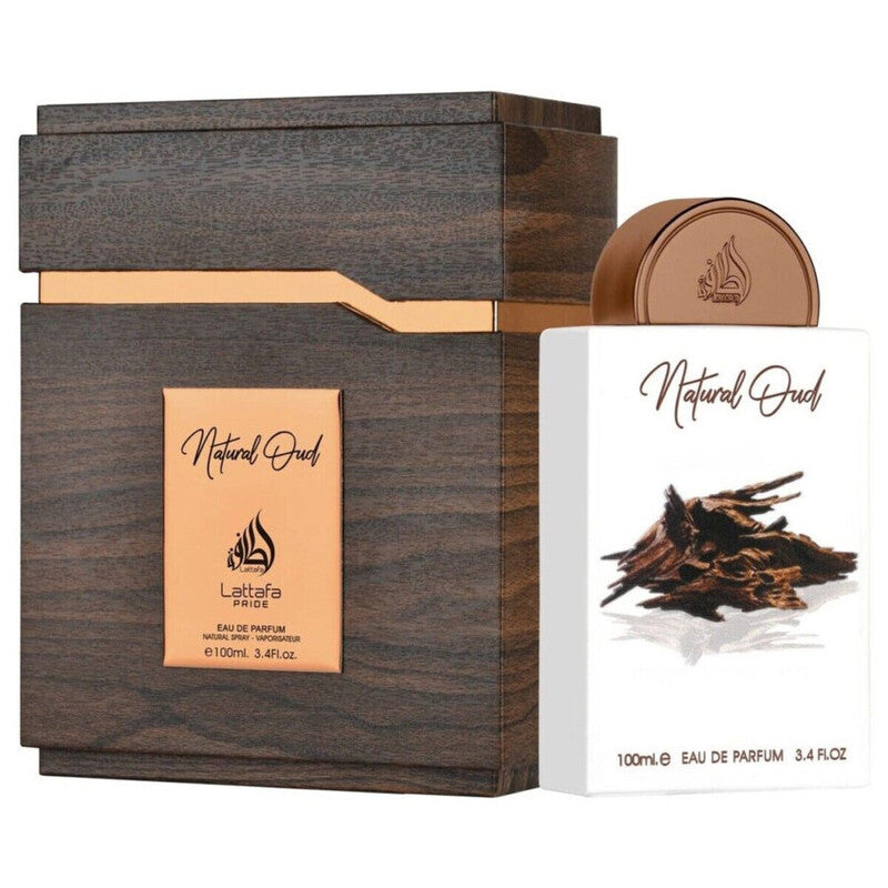 Lattafa Natural Oud 3.4 Eau De Parfum Spray
