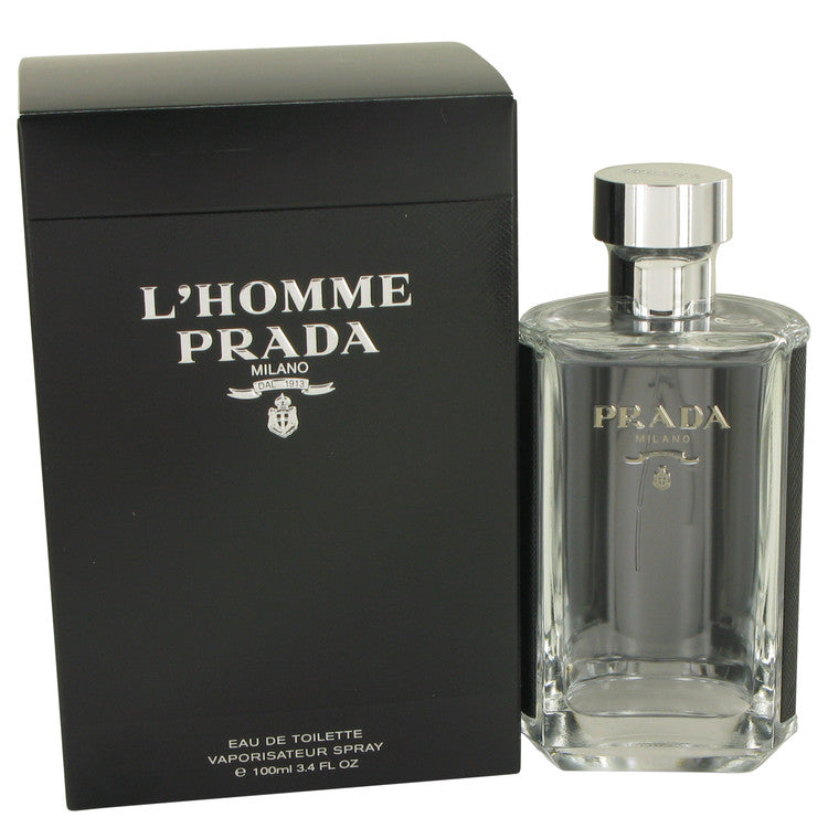 Prada L'Homme By Prada Eau De Toilette Spray 3.4 Oz For Men