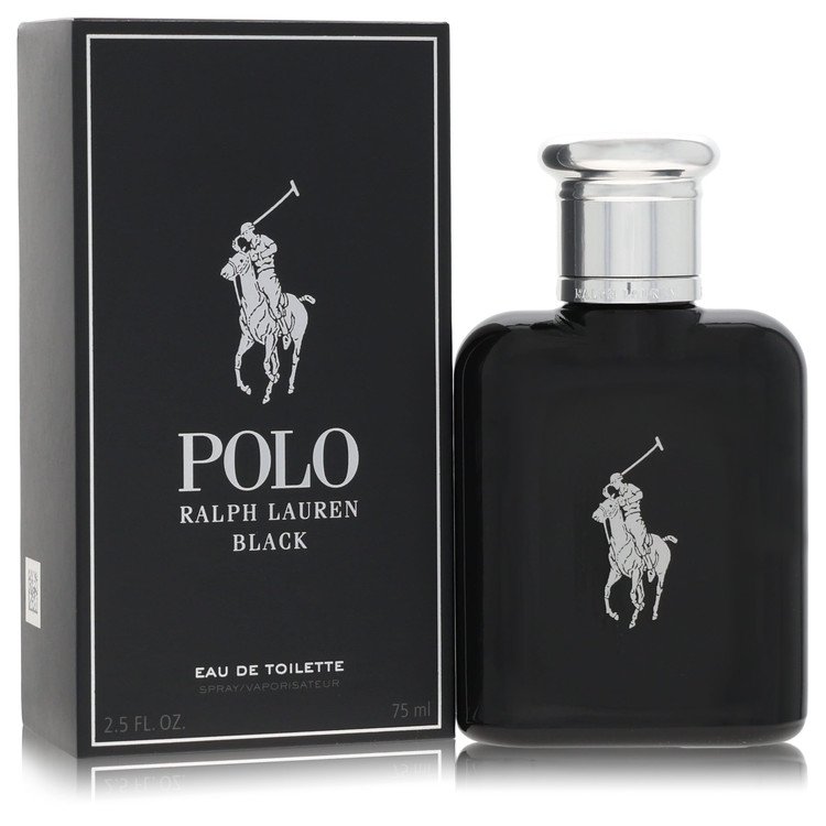 Polo Black By Ralph Lauren Eau De Toilette Spray 2.5 Oz For Men