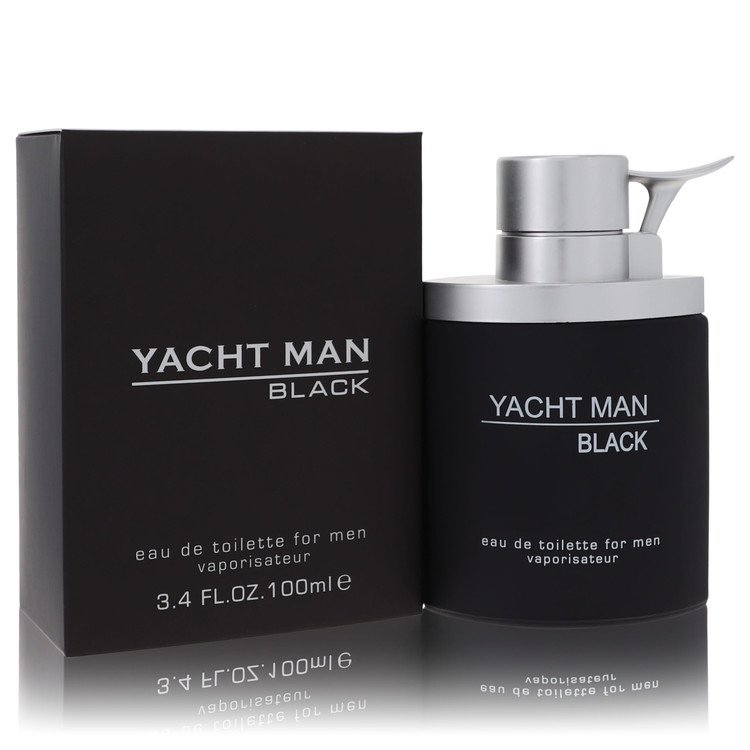 Yacht Man Black By Myrurgia Eau De Toilette Spray 3.4 Oz For Men
