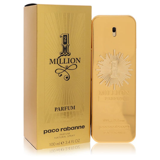 1 Million Parfum By Paco Rabanne Parfum Spray 3.4 Oz For Men